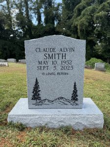 Single Grey Headstone
